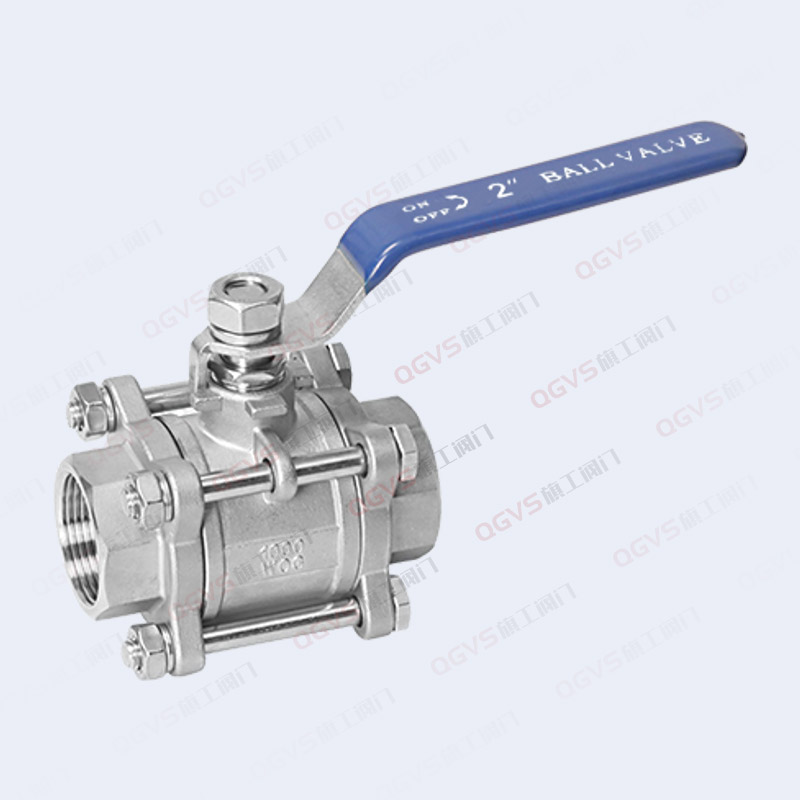 三片式丝扣球阀