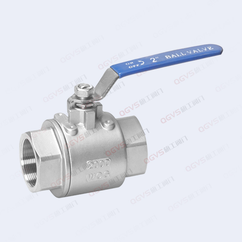 二片式丝扣球阀
